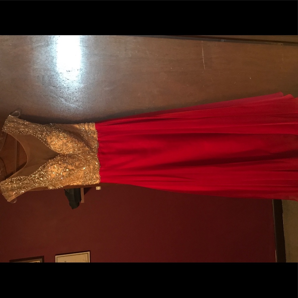 Clarisse Red Long Prom Dress
